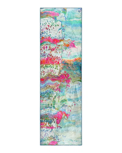 Dalyn Rug Company Rug Company Kikiamo Kk2 Runner Area Rug, 2'3 X 7'6 In Blue/confetti