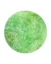 Dalyn Rug Company Rug Company Kikiamo Kk5 Round Area Rug, 8' X 8' In Lime-in/green