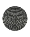 Dalyn Rug Company Rug Company Mali Ml1 Round Area Rug, 4' X 4' In Midnight
