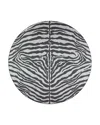 Dalyn Rug Company Rug Company Mali Ml1 Round Area Rug, 4' X 4' In Onyx