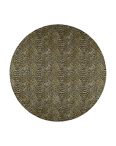 Dalyn Rug Company Rug Company Mali Ml2 Round Area Rug, 4' X 4' In Gold