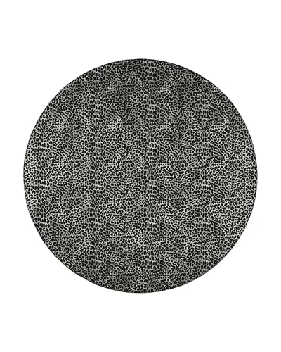 Dalyn Rug Company Rug Company Mali Ml2 Round Area Rug, 4' X 4' In Midnight