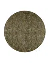 Dalyn Rug Company Rug Company Mali Ml2 Round Area Rug, 6' X 6' In Gold