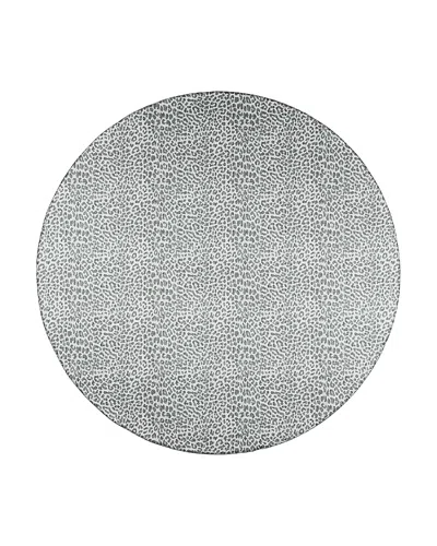 Dalyn Rug Company Rug Company Mali Ml2 Round Area Rug, 6' X 6' In Onyx