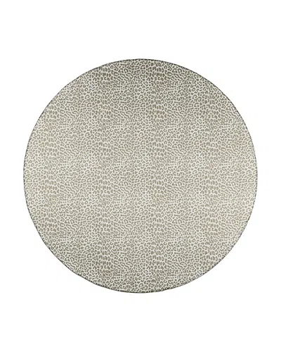 Dalyn Rug Company Rug Company Mali Ml2 Round Area Rug, 8' X 8' In Tan/ Beige