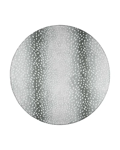 Dalyn Rug Company Rug Company Mali Ml3 Round Area Rug, 4' X 4' In Onyx