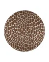 Dalyn Rug Company Rug Company Mali Ml4 Round Area Rug, 6' X 6' In Chocolate