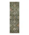 Dalyn Rug Company Silk Road Sr1 Runner Area Rug, 2'3x7'6 In Green
