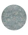 Dalyn Rug Company Silk Road Sr2 Round Area Rug, 8'0x8'0 In Blue