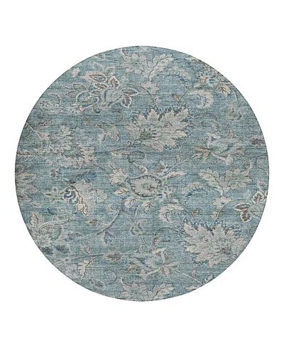 Dalyn Rug Company Silk Road Sr2 Round Area Rug, 8'0x8'0 In Blue