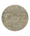 Dalyn Rug Company Silk Road Sr2 Round Area Rug, 8'0x8'0 In Green