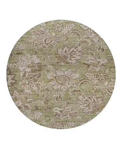 Dalyn Rug Company Silk Road Sr2 Round Area Rug, 8'0x8'0 In Green