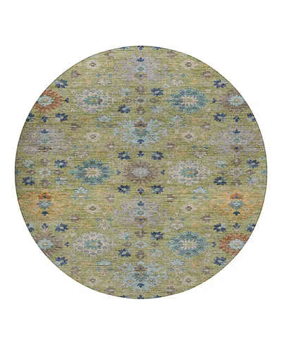 Dalyn Rug Company Silk Road Sr3 Round Area Rug, 8'0x8'0 In Green