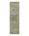 Dalyn Rug Company Silk Road Sr3 Runner Area Rug, 2'3x7'6 In Green