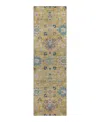 Dalyn Rug Company Silk Road Sr3 Runner Area Rug, 2'3x7'6 In Yellow