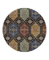 Dalyn Rug Company Silk Road Sr7 Round Area Rug, 8'0x8'0 In Black
