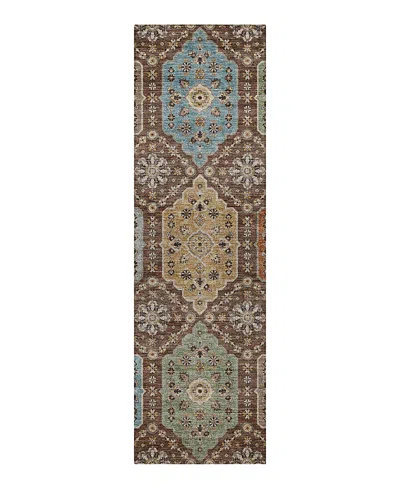 Dalyn Rug Company Silk Road Sr7 Runner Area Rug, 2'3x7'6 In Brown