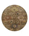 Dalyn Rug Company Silk Road Sr9 Round Area Rug, 8'0x8'0 In Multi