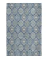 Dalyn Rug Company Solace Washable Sl1 Area Rug 3'0 X 5'0 In Blue