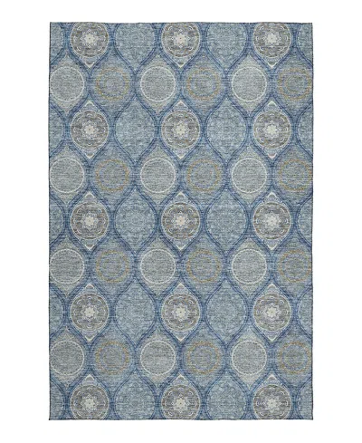 Dalyn Rug Company Solace Washable Sl1 Area Rug 3'0 X 5'0 In Blue