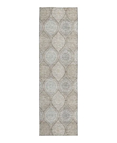 Dalyn Rug Company Solace Washable Sl1 Runner Area Rug 2'3 X 7'6 In Gray