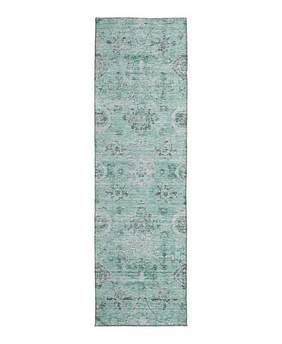 Dalyn Rug Company Solace Washable Sl10 Runner Area Rug 2'3 X 7'6 In Blue