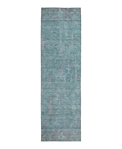 Dalyn Rug Company Solace Washable Sl11 Runner Area Rug 2'3 X 7'6 In Blue
