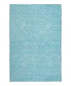 Dalyn Rug Company Solace Washable Sl12 Area Rug 5'0 X 7'6 In Blue