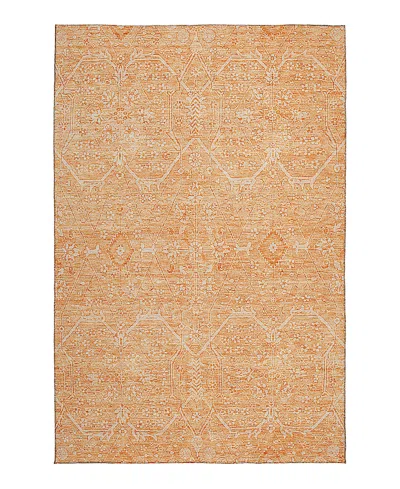Dalyn Rug Company Solace Washable Sl12 Area Rug 5'0 X 7'6 In Orange
