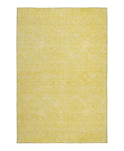 Dalyn Rug Company Solace Washable Sl12 Area Rug 9'0 X 12'0 In Yellow