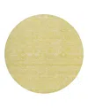 Dalyn Rug Company Solace Washable Sl12 Round Area Rug 8'0 X 8'0 In Yellow
