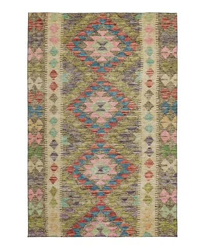 Dalyn Rug Company Solace Washable Sl13 Area Rug 3'0 X 5'0 In Green