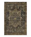 Dalyn Rug Company Solace Washable Sl14 Area Rug 5'0 X 7'6 In Black