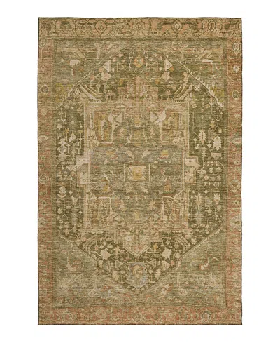 Dalyn Rug Company Solace Washable Sl14 Area Rug 5'0 X 7'6 In Green