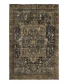 Dalyn Rug Company Solace Washable Sl14 Area Rug 9'0 X 12'0 In Black