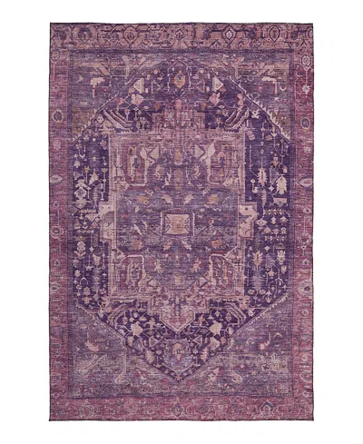 Dalyn Rug Company Solace Washable Sl14 Area Rug 9'0 X 12'0 In Purple