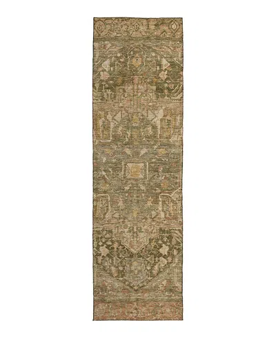 Dalyn Rug Company Solace Washable Sl14 Runner Area Rug 2'3 X 7'6 In Green