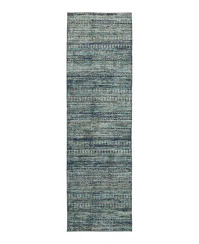 Dalyn Rug Company Solace Washable Sl3 Runner Area Rug 2'3 X 7'6 In Blue