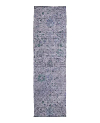 Dalyn Rug Company Solace Washable Sl4 Runner Area Rug 2'3 X 7'6 In Purple