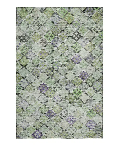 Dalyn Rug Company Solace Washable Sl6 Area Rug 3'0 X 5'0 In Green