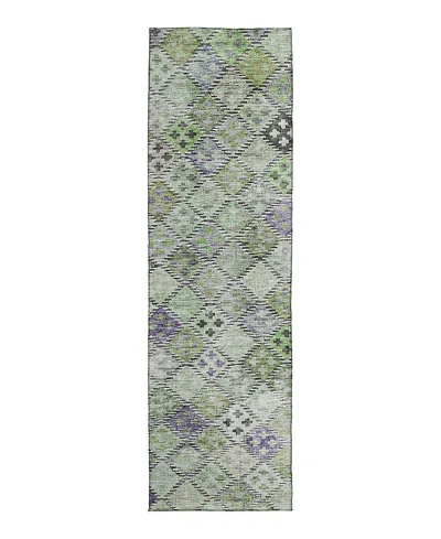 Dalyn Rug Company Solace Washable Sl6 Runner Area Rug 2'3 X 7'6 In Green