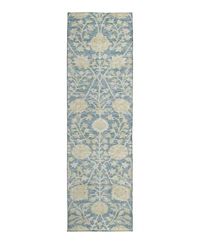 Dalyn Rug Company Solace Washable Sl8 Runner Area Rug 2'3 X 7'6 In Blue