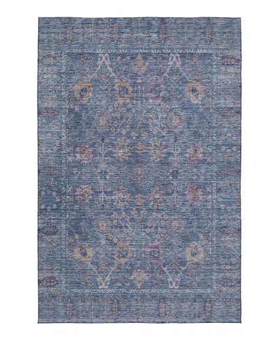 Dalyn Rug Company Solace Washable Sl9 Area Rug 3'0 X 5'0 In Blue
