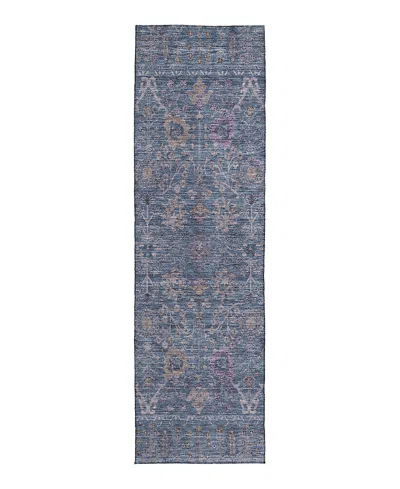 Dalyn Rug Company Solace Washable Sl9 Runner Area Rug 2'3 X 7'6 In Blue