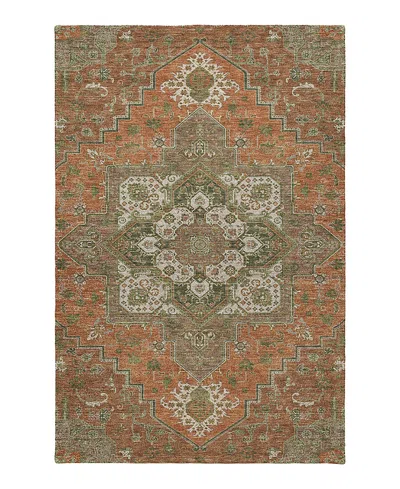 Dalyn Rug Company Tabrook Washable Tb9 Area Rug 3'0 X 5'0 In Orange