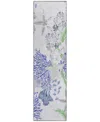 Dalyn Seabreeze Sz1 2'3x7'6 Runner Area Rug In Lavender