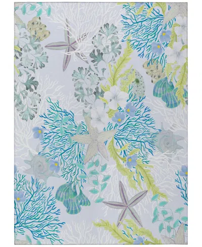 Dalyn Seabreeze Sz1 9'x12' Area Rug In Silver