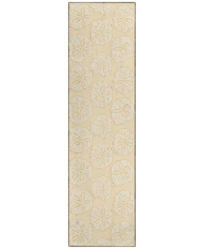 Dalyn Seabreeze Sz10 2'3x7'6 Runner Area Rug In Ivory