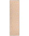Dalyn Seabreeze Sz10 2'3x7'6 Runner Area Rug In Peach