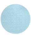 Dalyn Seabreeze Sz10 8'x8' Round Area Rug In Mist